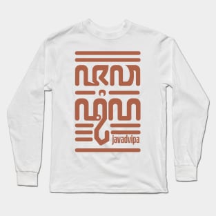 Java Dvipa Long Sleeve T-Shirt